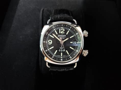 panerai radiomir gmt alarm pam 098 watch|Panerai alarm pam98 price.